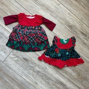 Matilda Jane Mini Me Holiday Doll Clothes Set NWOT